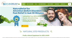 Desktop Screenshot of naturarelief.com