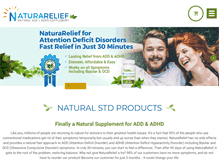 Tablet Screenshot of naturarelief.com